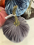 Handmade Small Velvet Pumpkin