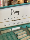 Dot & Dash Morse Code Necklace