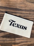 Texas Zipper Pouch