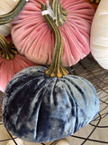 Handmade Large Velvet Pumpkin
