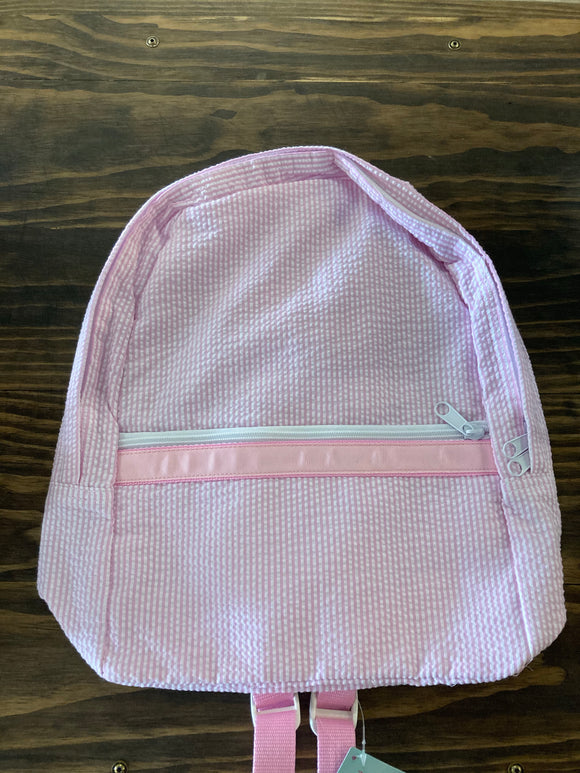 Seersucker Medium Backpack
