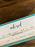 Dot & Dash Morse Code Necklace