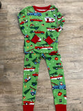 LBH Kids Pajama Set - Retro Christmas (Green)