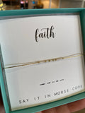 Dot & Dash Morse Code Bracelet