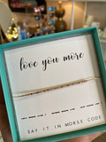 Dot & Dash Morse Code Bracelet