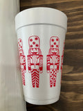 Holiday Foam Cup Set