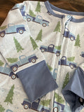 Sweet Bamboo Blue Vintage Truck Collection
