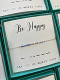 Dot & Dash Morse Code Bracelet