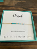 Dot & Dash Morse Code Bracelet