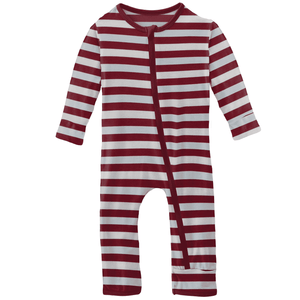 Kickee Pants Print Coverall with Zipper 12-18m