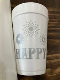 Holiday Foam Cup Set