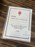 WH Hostess Flat "Fill in the Blank" Notecard Set
