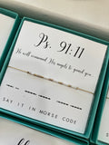 Dot & Dash Morse Code Bracelet