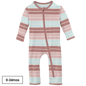 Kickee Pants Print Coverall with Zipper 9-12m