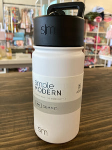 Simple Modern Summit 32oz Stainless Steel Water Bottle with Straw Lid Winter White