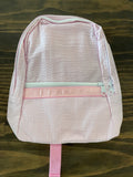 Seersucker Small Backpack