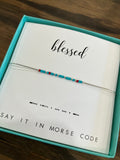 Dot & Dash Morse Code Bracelet