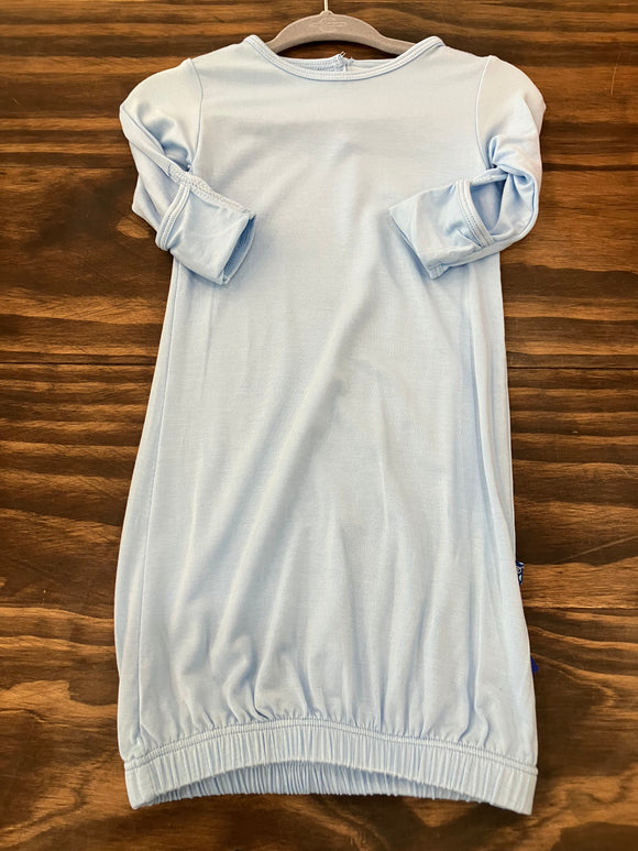 Kickee Pants Solid Layette Gown (0-3m)