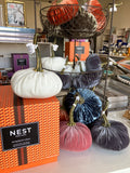 Handmade Small Velvet Pumpkin