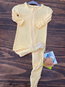 Kickee Pants Solid Footie with Zipper (0-3m)