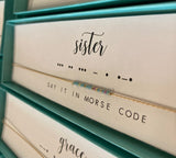 Dot & Dash Morse Code Necklace