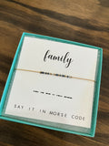 Dot & Dash Morse Code Bracelet