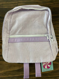 Seersucker Small Backpack