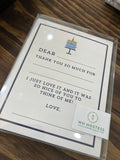 WH Hostess Flat "Fill in the Blank" Notecard Set