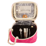 Zoe Nylon Leather Jewelry Case (Special Order)